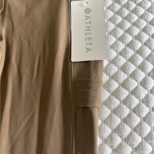 Athleta Tan Track Pants